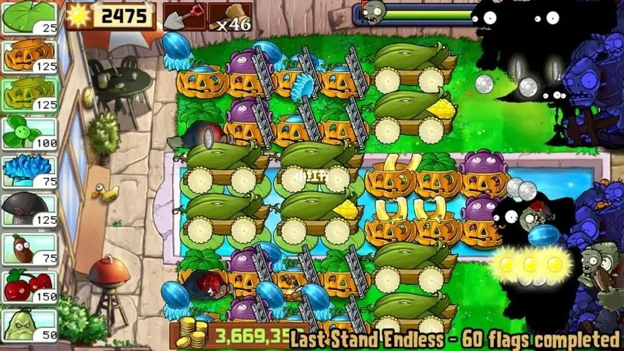 植物大战僵尸如何快速搭梯子