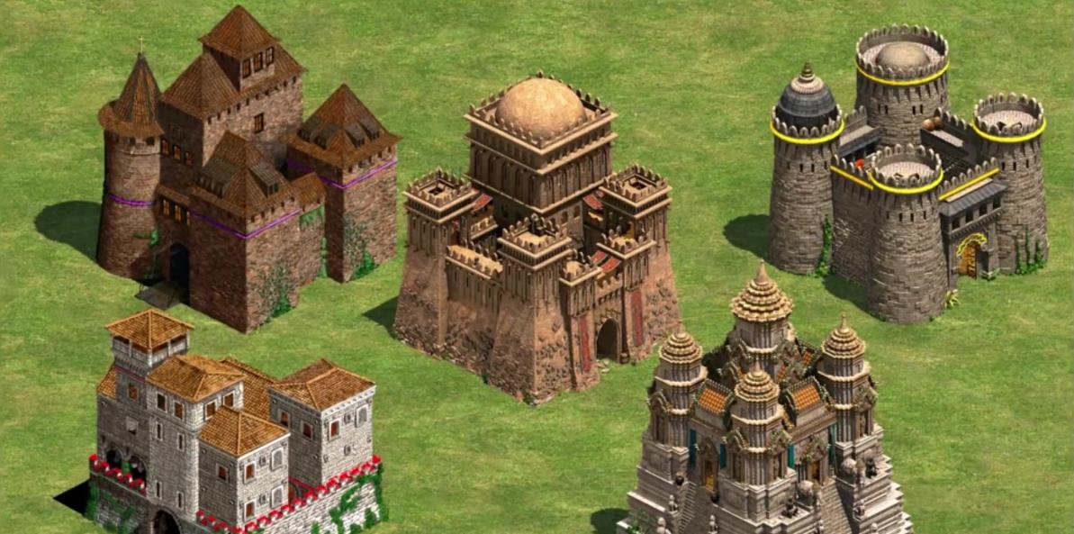 帝国时代2建筑物怎么旋转视角