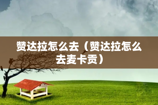 赞达拉怎么去（赞达拉怎么去麦卡贡）