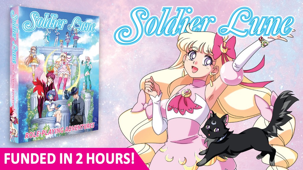 《Soldier Lune》美少女战士TRPG众筹成功！