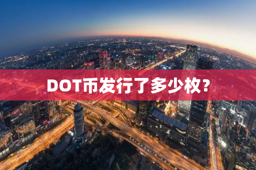 DOT币发行了多少枚？