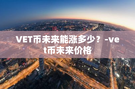 VET币未来能涨多少？-vet币未来价格