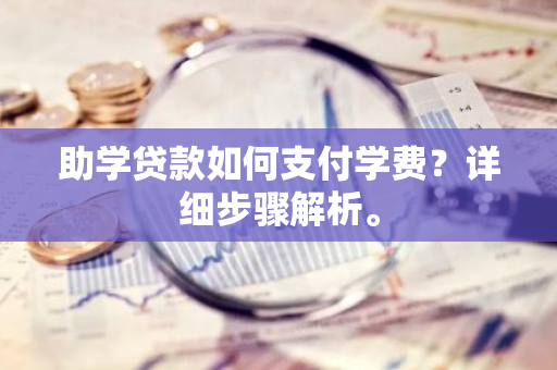 助学贷款如何支付学费？详细步骤解析。