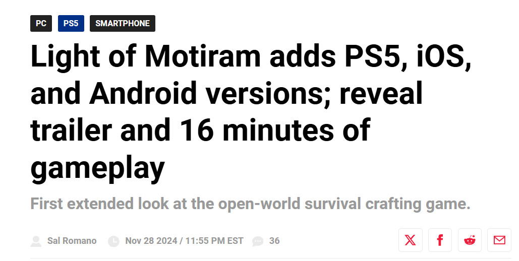 荒野起源即将登陆PS5及移动设备，Xbox玩家看过来！