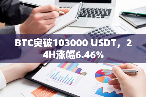 BTC突破103000 USDT，24H涨幅6.46%