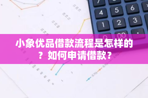 小象优品借款流程是怎样的？如何申请借款？