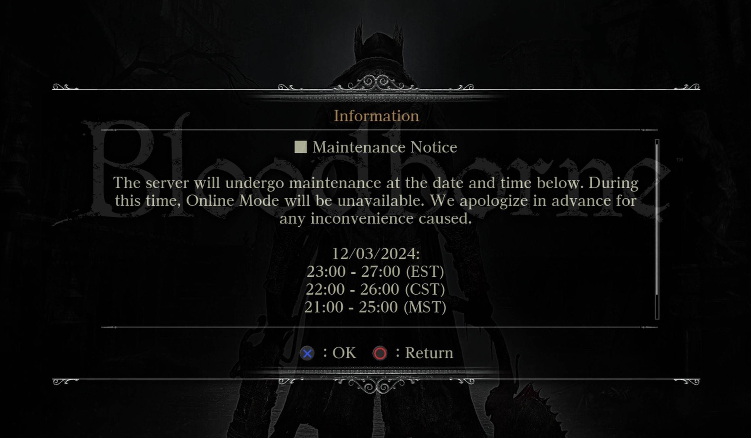 记者澄清《血源》仅为普通更新 玩家期待惊喜