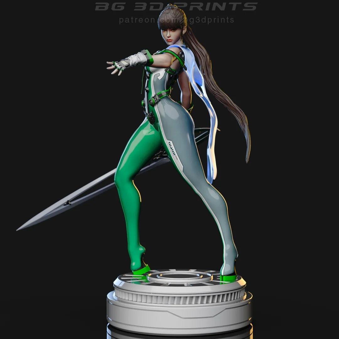 3D打印技术打造剑星伊芙惊艳新形象：师姐美出新高度！