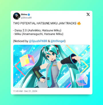 《堡垒之夜》音乐节：初音未来V家歌手齐聚一堂