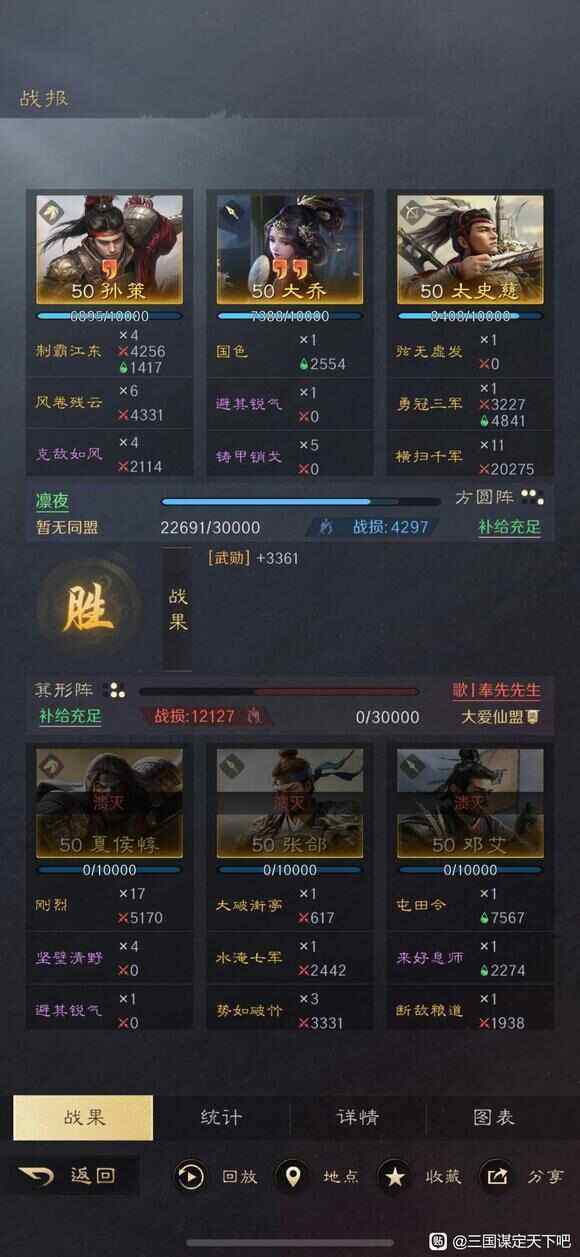 《三国谋定天下》大乔孙策太史慈配队实战详解