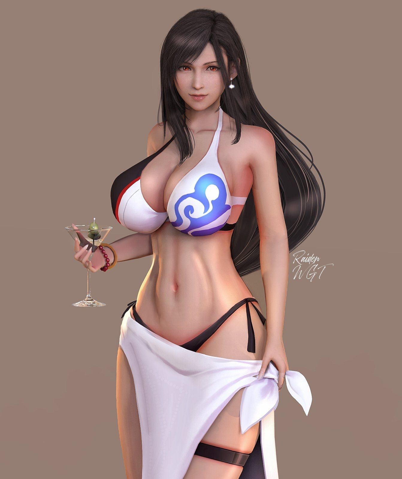 《FF7》蒂法3D美图引发热议。