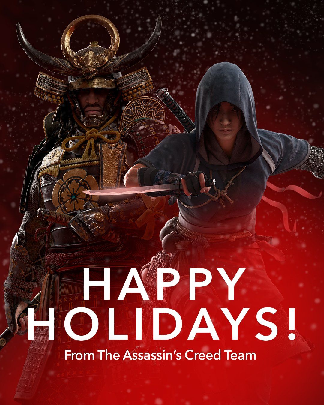 《刺客信条：影》圣诞贺图发布，明年1月详解玩法