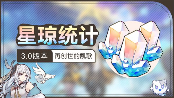 《崩坏星穹铁道》3.0零氪可获取星琼数量统计