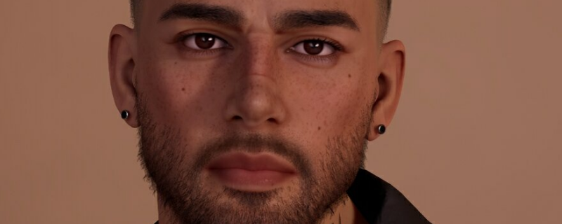 inZOI拉丁裔坏男孩脸怎么捏-云族裔拉丁裔坏男孩捏脸分享