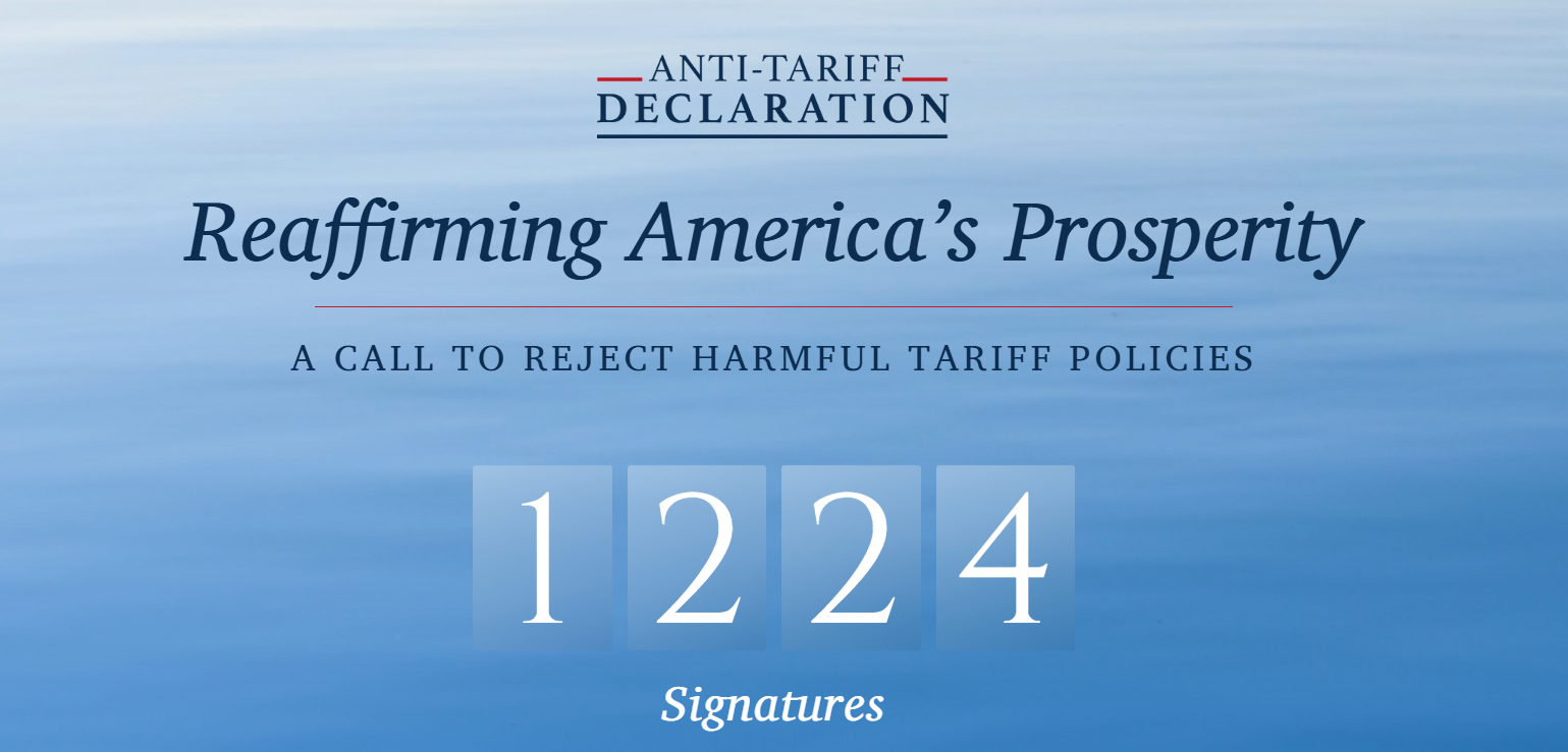 超1200人签署“反关税宣言”！诺奖得主等顶级经济学家痛批特朗普