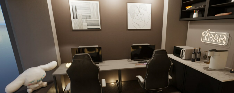 inZOI双人电竞房间怎么造-云族裔双人电竞房间分享