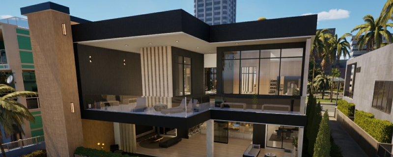 inZOI现代海滩别墅地产怎么造-云族裔现代海滩别墅地产分享