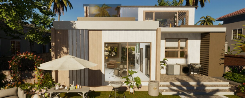 inZOI现代一人居地产怎么造-云族裔现代一人居地产分享