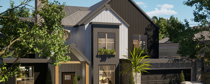 inZOI农舍风格别墅地产怎么造-云族裔农舍风格别墅地产分享