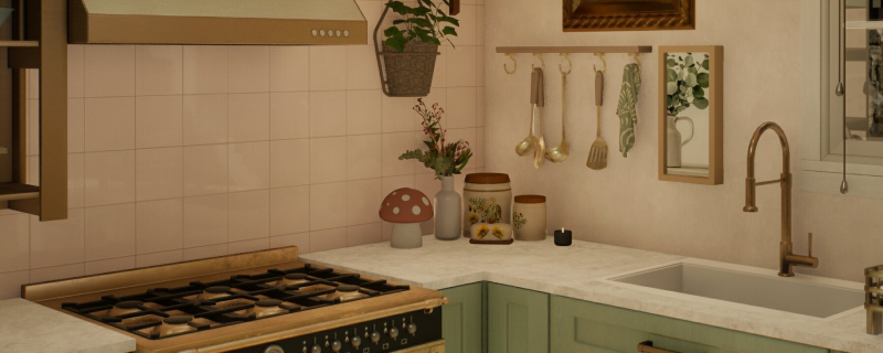 inZOI舒适农舍厨房房间怎么造-云族裔舒适农舍厨房房间分享