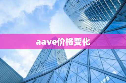 aave价格变化
