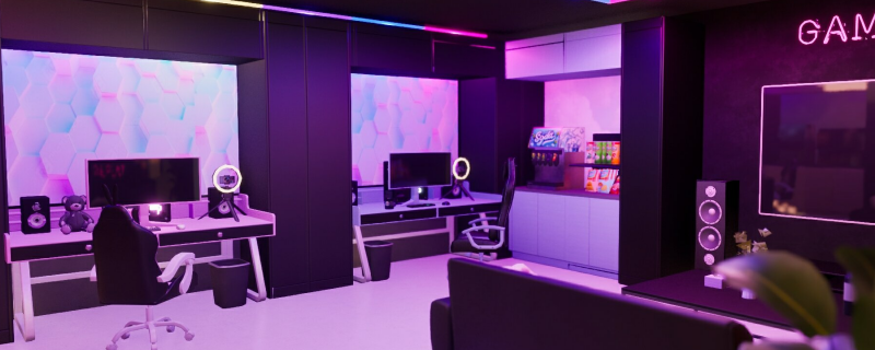 inZOI双人游戏室房间怎么造-云族裔双人游戏室房间分享