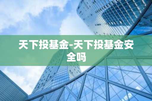 天下投基金-天下投基金安全吗