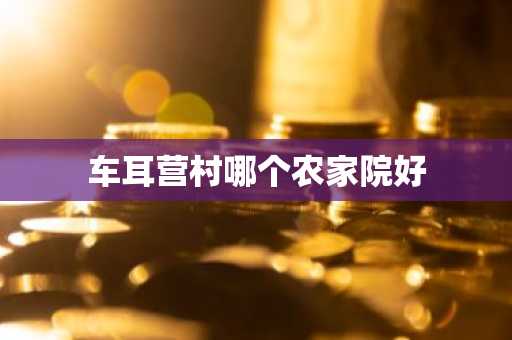 车耳营村哪个农家院好