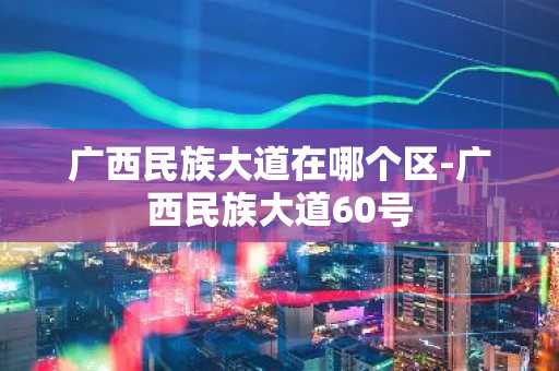 广西民族大道在哪个区-广西民族大道60号
