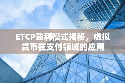 ETCP盈利模式揭秘，虚拟货币在支付领域的应用