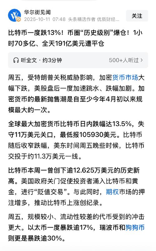 比特币puc：比特币瀑仓是什么意思